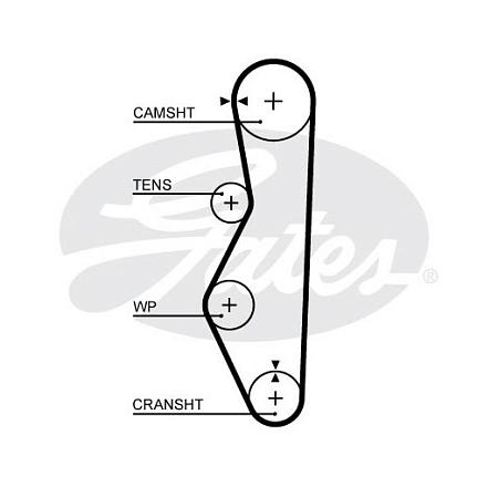 Ремень ГРМ 5521xs