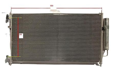 Радиатор кондиционера Honda City (09-)
