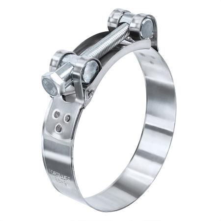 Хомут силовой универсальный 86-91 мм нержавеющая сталь 8691w2