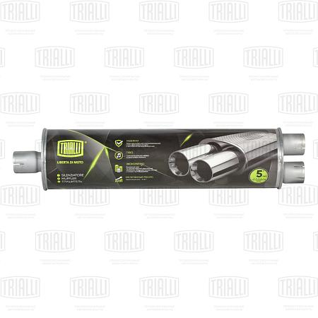 Глушитель для а/м ЗИЛ 130/431410 дв. V6.0 150 л.с./433360 дв. 508 осн. (алюм. сталь) (EMM 0601)