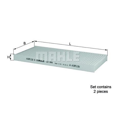 Фильтр салонный la444/s