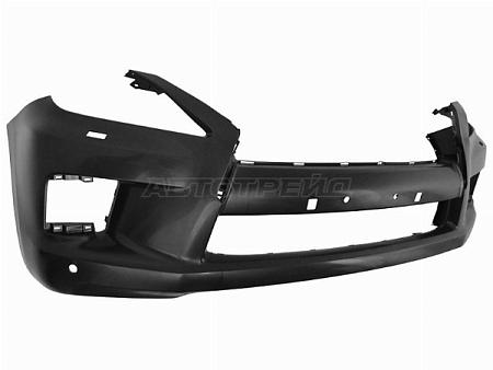Бампер передний Lexus LX 12-15 (Под омыватели фар)