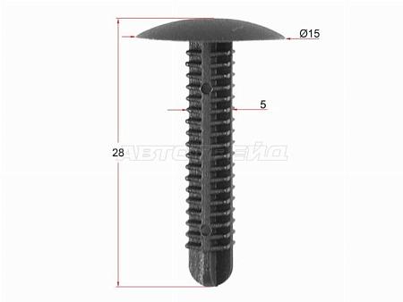 Клипса обшивки HONDA (1 шт.)