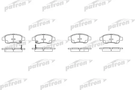 PBP1368 Колодки тормозные дисковые