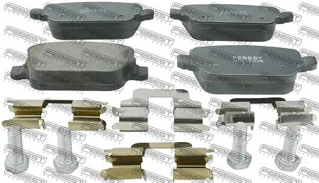 Колодки тормозные задние комплект 2101-ca2r