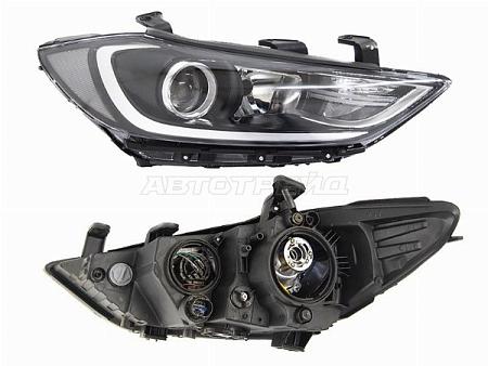 Фара Hyundai Elantra 15-19 (Справа/ Галоген)