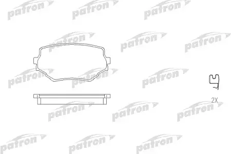 PBP1565 Колодки тормозные дисковые