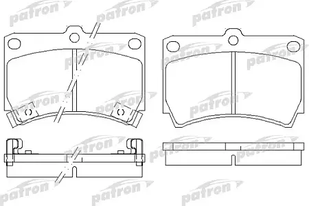 PBP715 Колодки тормозные дисковые