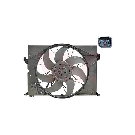 Вентилятор охлаждения двигателя Mercedes W 221  3.5-5,0  05-  600вт  A221 500 04 93