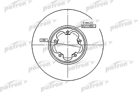 PBD4216 Диск тормозной