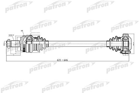 PDS0237 Полуось