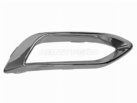 Накладка бампера Volkswagen Polo 20-22 (Сзади/ Слева/ Снизу)