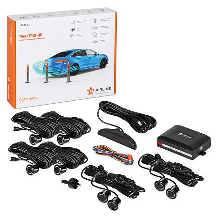 Парктроник на 8 датчиков (черные), LED дисплей (APS-8L-02)
