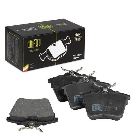 TRIALLI PF 4086 Колодки тормозные дисковые для автомобилей Peugeot 407 (04-)/Citroen C5 (08-) (без эл. ст. торм.) задние
