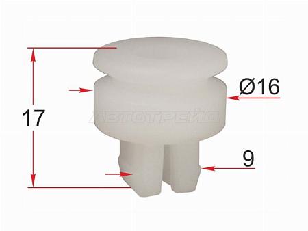 Клипса под винт SUBARU (1 шт.)