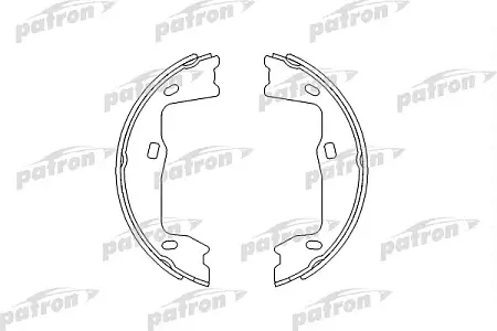 PSP227 Колодки тормозные барабанные