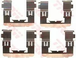 Пружины прижимные дисковых колодок к-т.SUBARU FORESTER/LEGACY/OUTBACK 02- перед. PFK582