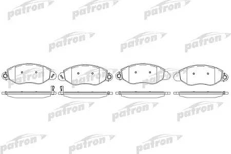 PBP1461 Колодки тормозные дисковые