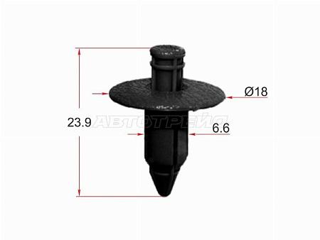 Клипса крепежная SAT ST-KJ-053 (1 шт.)