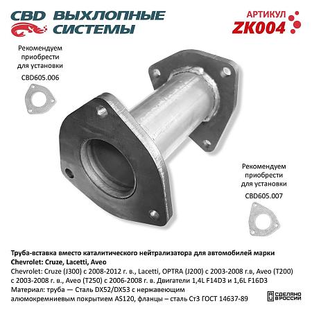 Труба вставка ZK004