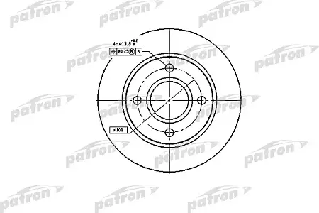 PBD2752 Диск тормозной