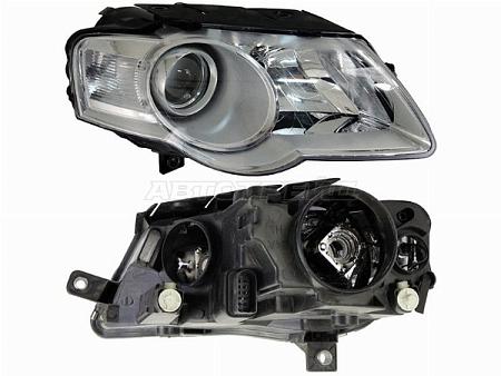 Фара Volkswagen Passat 05-11 (Справа/ Ручная регулировка)