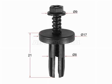 Клипса защиты бампера NISSAN (1 шт.)