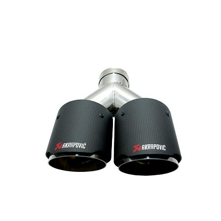 Карбоновая насадка Akrapovic Style 100x2 мм MT217L