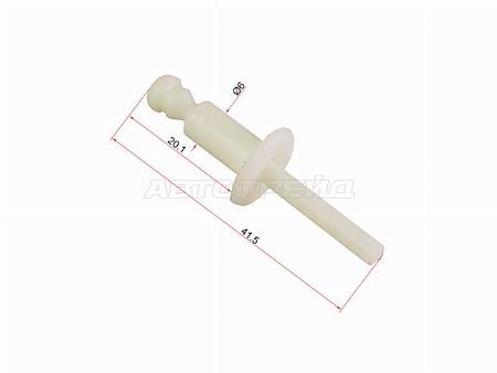 Клипса заклепка пластиковая (1 шт.)