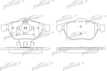 PBP1541 Колодки тормозные дисковые