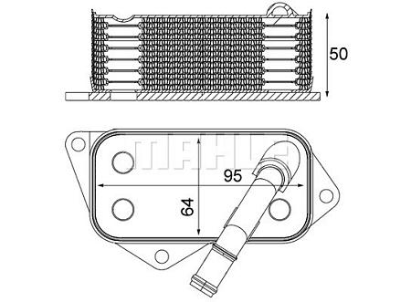 Радиатор масляный clc12001s