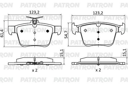 PBP1308 Колодки тормозные дисковые