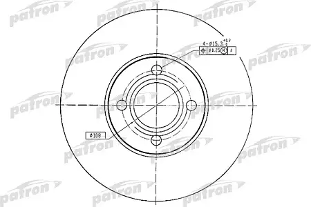 PBD1526 Диск тормозной