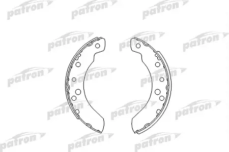 PSP394 Колодки тормозные барабанные